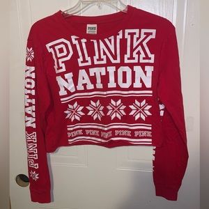 long sleeve crop top